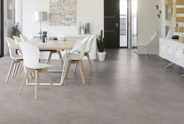 Akustiline PVC Gerflor Taralay Impression Acoustic 0543 Cemento Brescia hall_2