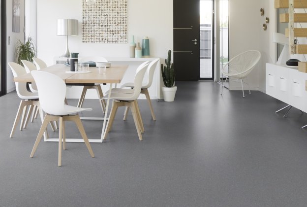 PVC äriruumi Gerflor Mipolam Cosmo 2638 Pure Grey hall_2