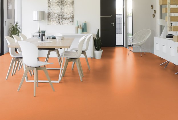 PVC äriruumi Gerflor Mipolam Symbioz 6025 Tangelo oranz_2