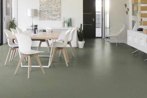 PVC äriruumi Gerflor Mipolam Symbioz 6067 Kaki roheline_2