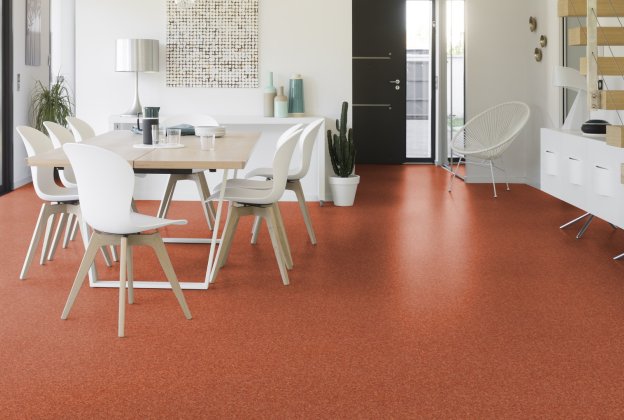 PVC äriruumi Gerflor Mipolam Ambiance Ultra 2074 Pumpkin punane_2