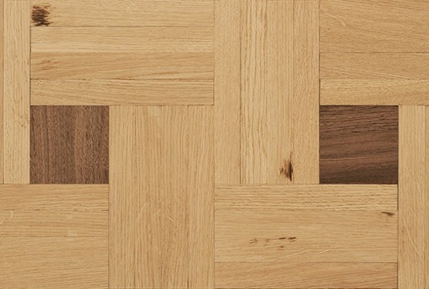 Mosaic parquet Oak and walnut Toscana 4 Natur 8mm_1