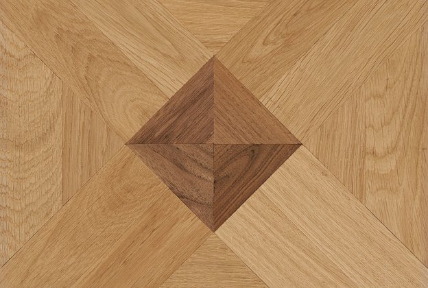 Mosaic parquet Oak and walnut Torino Natur 10mm_1