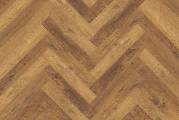 LVT Vinüülparkett Contours 2,5 mm Danzig – Herringbone GD5525HB94101 pruun_1