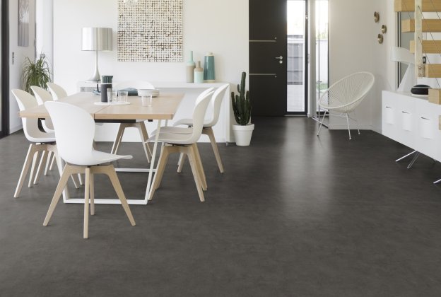 Akustiline PVC Gerflor Taralay Libertex (19dB) 2153 Amsterdam Anthracite tumehall_2