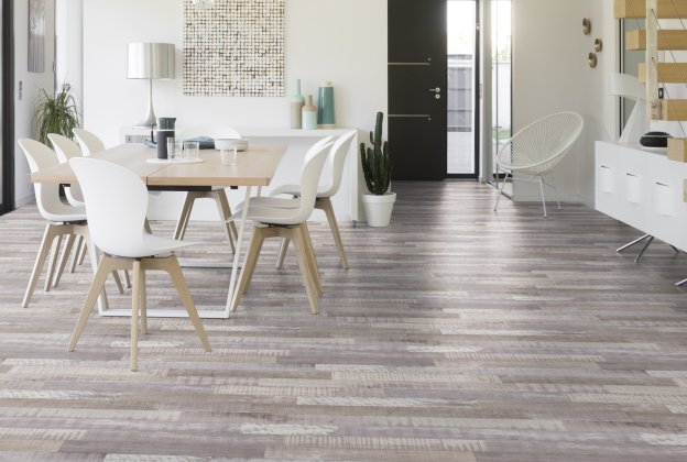 Akustiline PVC Gerflor Taralay Libertex (19dB) 2247 Hossegor Latte hall_2