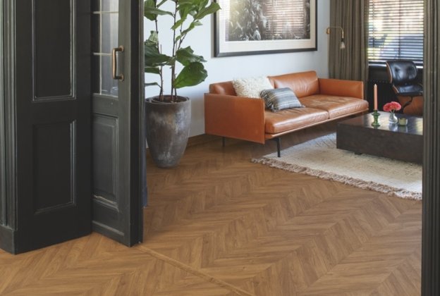 Laminaatparkett Impressive Patterns 8mm, Chevron oak brown IPA4162 pruun_5