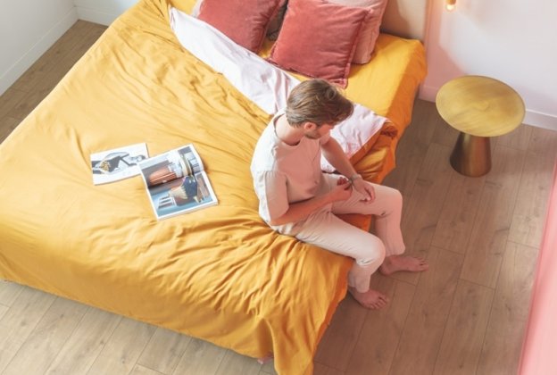 Laminaatparkett Classic 8mm, Havana oak natural with saw cuts  CLM1656 pruun_4