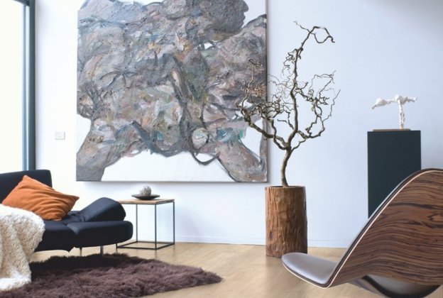 Laminaatparkett Eligna 8mm, Light grey varnished oak EL1304 hall_3