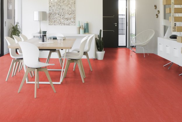 PVC äriruumi Gerflor Mipolam Classic 2 mm plaat 0123 Corallo punane _2