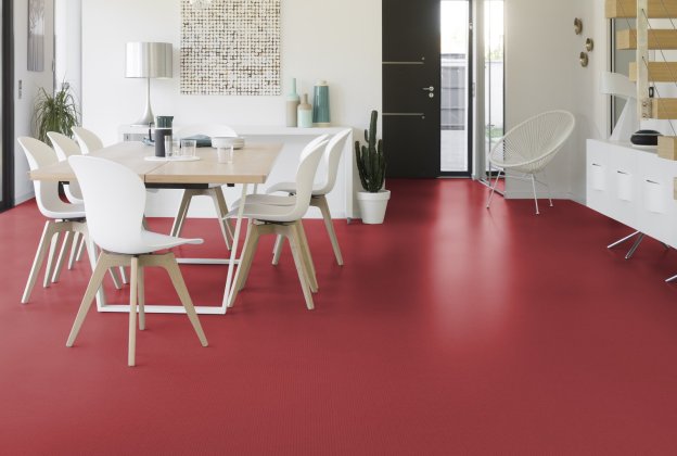 Akustiline PVC Gerflor Taralay Impression Acoustic 1031 Kubes Carmine punane_2
