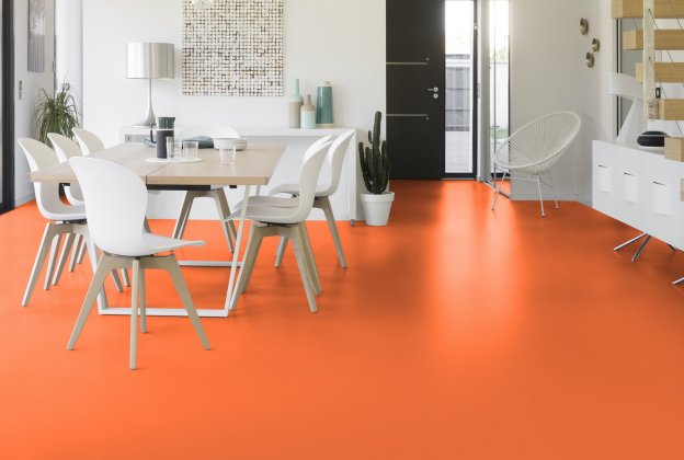 Linoleum Gerflor Colorette 0170 Kumquat Orange oranž_2
