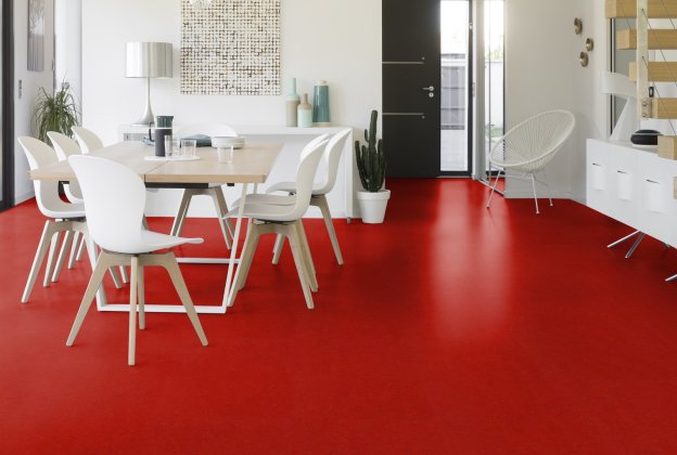 Linoleum Gerflor Marmorette 0118 Chili Red punane_2