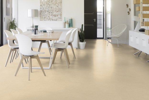 Linoleum Gerflor Marmorette 0145 Banana White valge_2