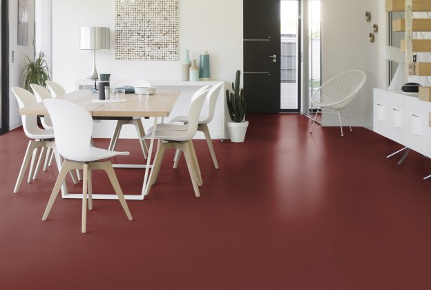 Linoleum Gerflor Uni Walton 0088 Chestnut punane_2