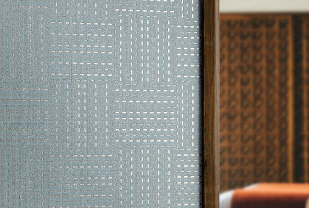 Tekstiiltapeet Vescom Linen Meshlin 2621.84 roheline_2