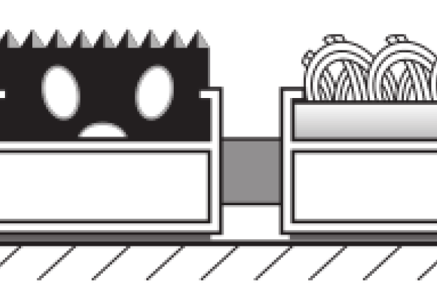 Süvistatav porirest Gapa Topwell 22mm Wide, vaip - kumm_2