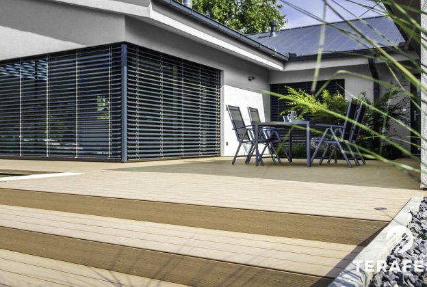 Komposiit terrassilaud Rustic 137 Classic Teak_5