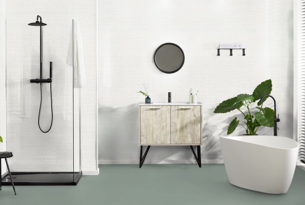 Niiske ruumi PVC Gerflor Shower System "Tarasafe Ultra" 6591 Serpentine roheline_2