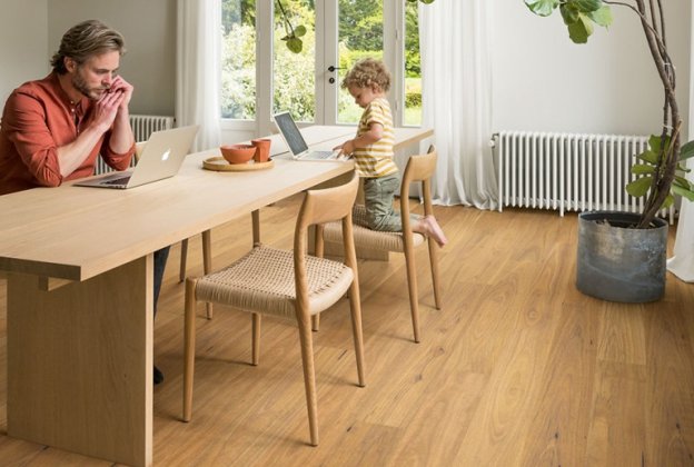 Laminaatparkett Eligna 8mm, Pure spotted gum EL6627 pruun_4