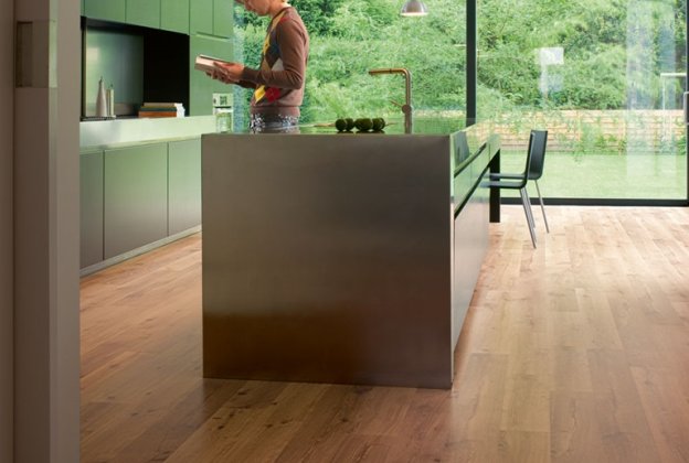 Laminaatparkett Eligna 8mm, Vintage oak natural varnished EL995 pruun_3