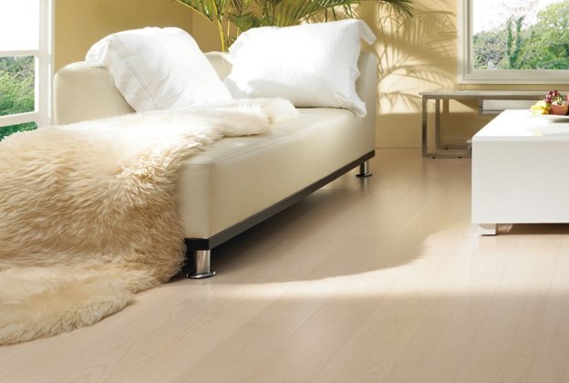 Laudparkett 1-lipiline Saar Valge matt lakk _3