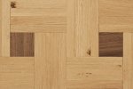 Mosaic parquet Oak and walnut Toscana 4 Natur 8mm_1