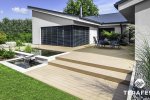 Komposiit terrassilaud Rustic 137 Classic Teak_3