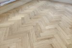 Slatted parquet oak rustic herringbone RM_1