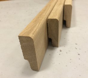 Wooden skirting boards