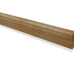 Põrandaliist nr 17 - 18 x 80 mm tamm, mänd, valge  