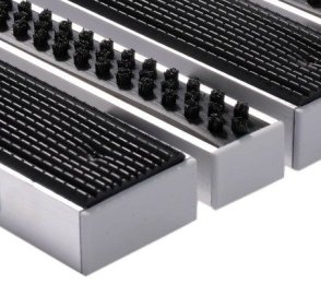 Süvistatav porirest Gapa Topwell 22mm Wide, kumm - 3x harjas