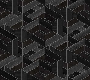 Käsitöötapeet Tiffany Designs, Etre, et302 must spoon, hõbe triip 