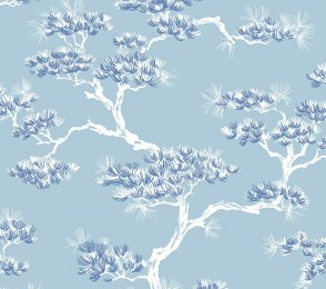 Käsitöötapeet Paper & Ink, Natural Silhouettes, ns50012 sinine/valge  