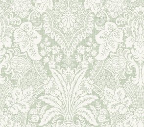 Käsitöötapeet Paper & Ink, Natural Silhouettes, ns52204 valge/ roheline