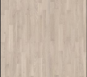 PARQUET 3-ply oak, white matt lacquer